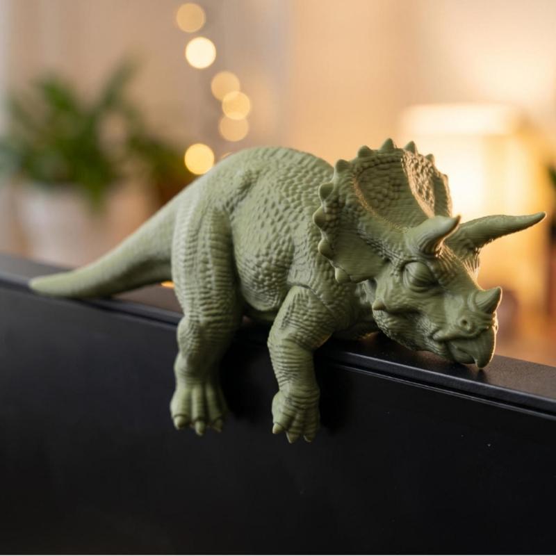 Desk Setup Gifts - Ornamento de Dinossauro Tiranossauro Rex Adormecido,