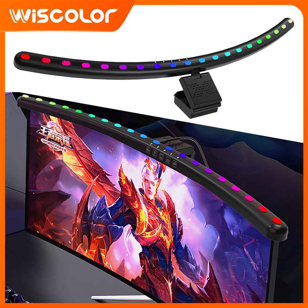 Desk Setup Rgb - Barra de Luz RGB para Monitor,