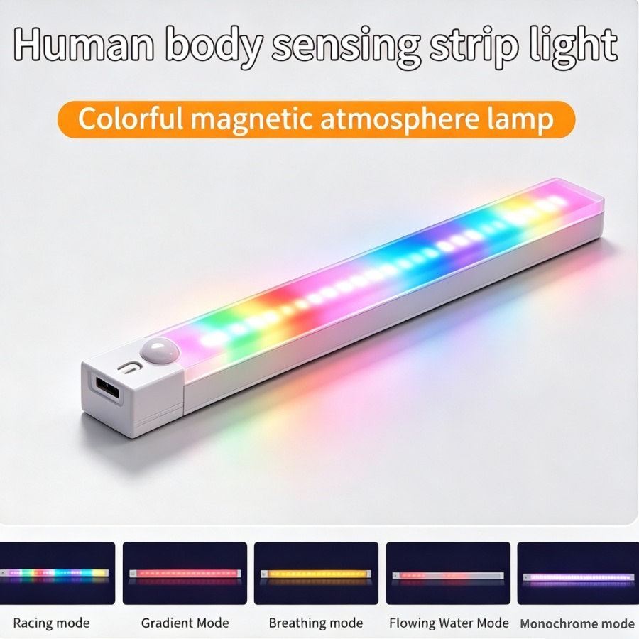 Desk Setup Rgb - Luz de mesa recarregável com sensor
