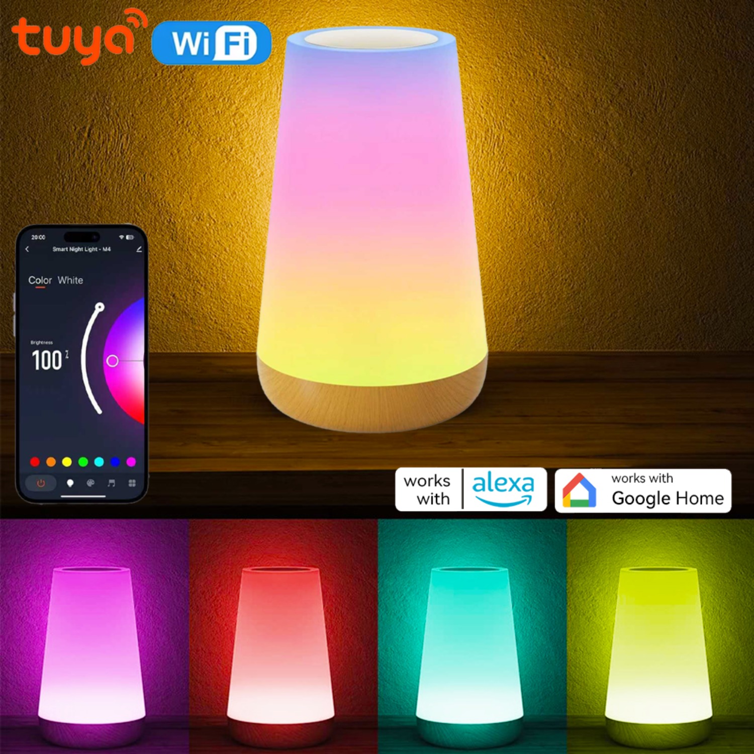 Desk Setup Rgb - Luminária de Mesa Inteligente Tuya WiFi