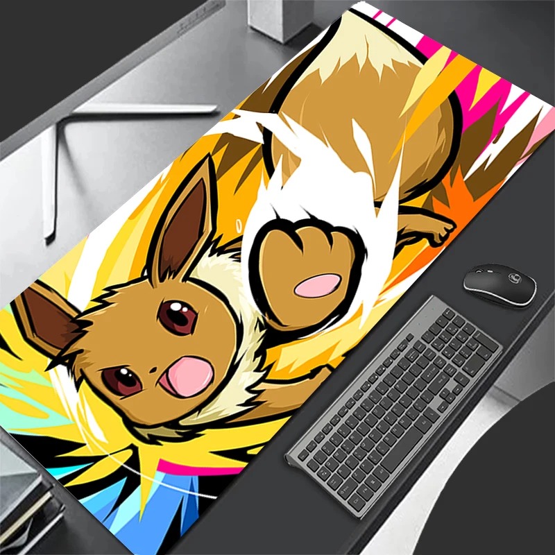 Desk Setup Carpet - Mouse Pad para Jogos P-Pokemon Eevee