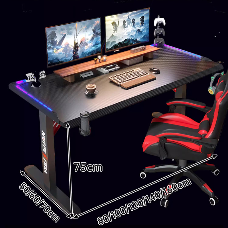 Desk Setup L Shaped - Mesa superior elevatória para computador, altura