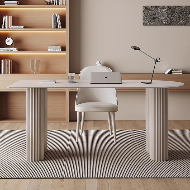 Desk Setup L Shaped - Quarto notebook mesa sala de estar