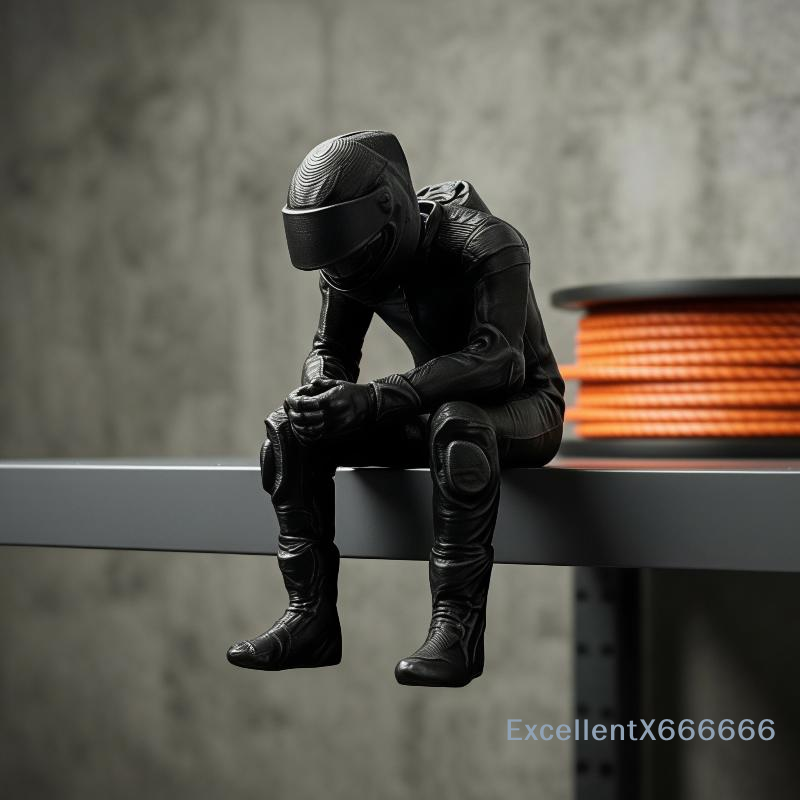 Desk Setup Gifts - Miniatura Criativa Estilo Corrida Impressa em
