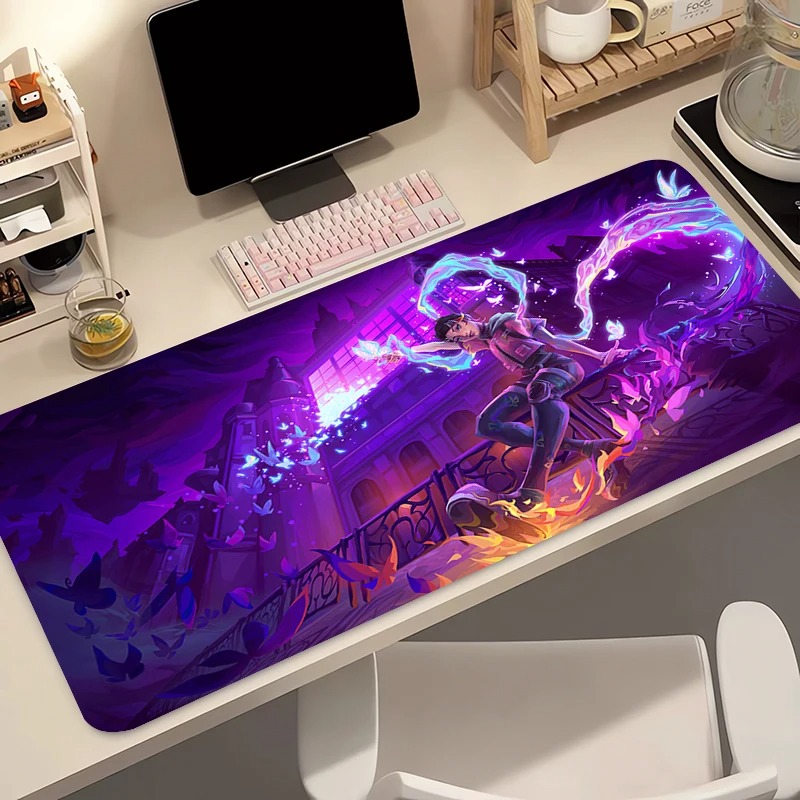Desk Setup Carpet - Mouse Pad Gamer para Computador Anime