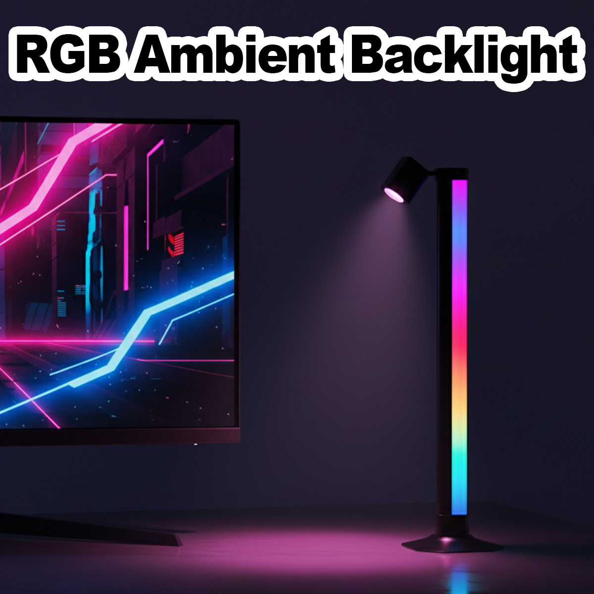 Desk Setup Rgb - Barra de Luz Inteligente LED RGB
