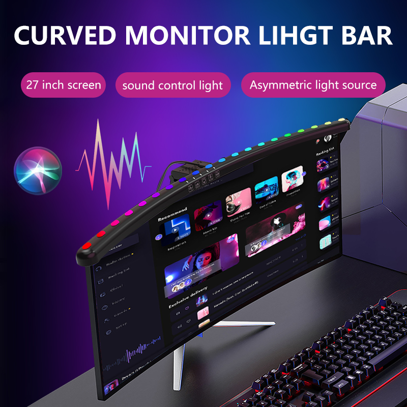 Barra de Luz RGB para Monitor, - Desk Setup Rgb avaliação e preço