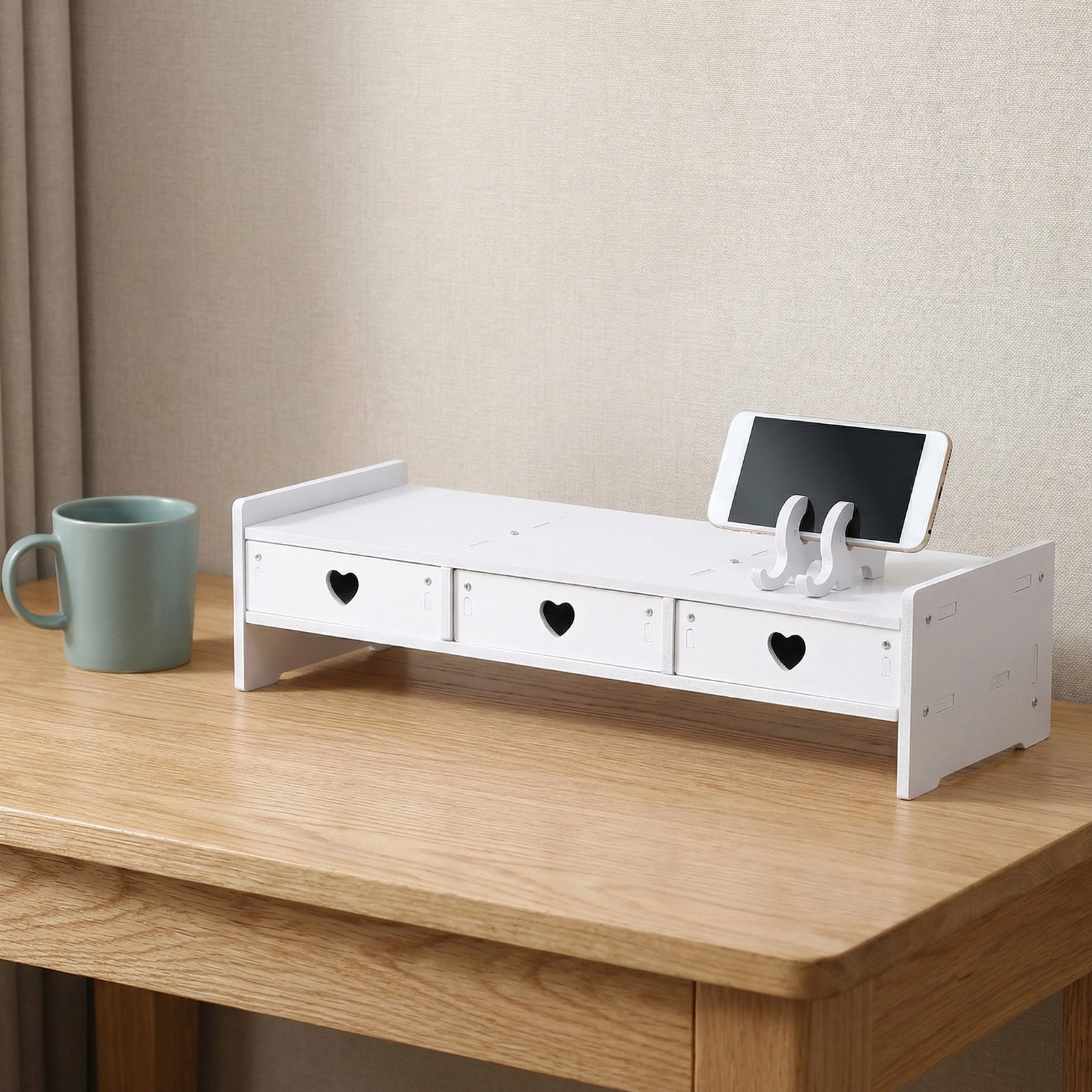 Suporte de Monitor Elegante co - Monitor Riser Wood avaliação e preço