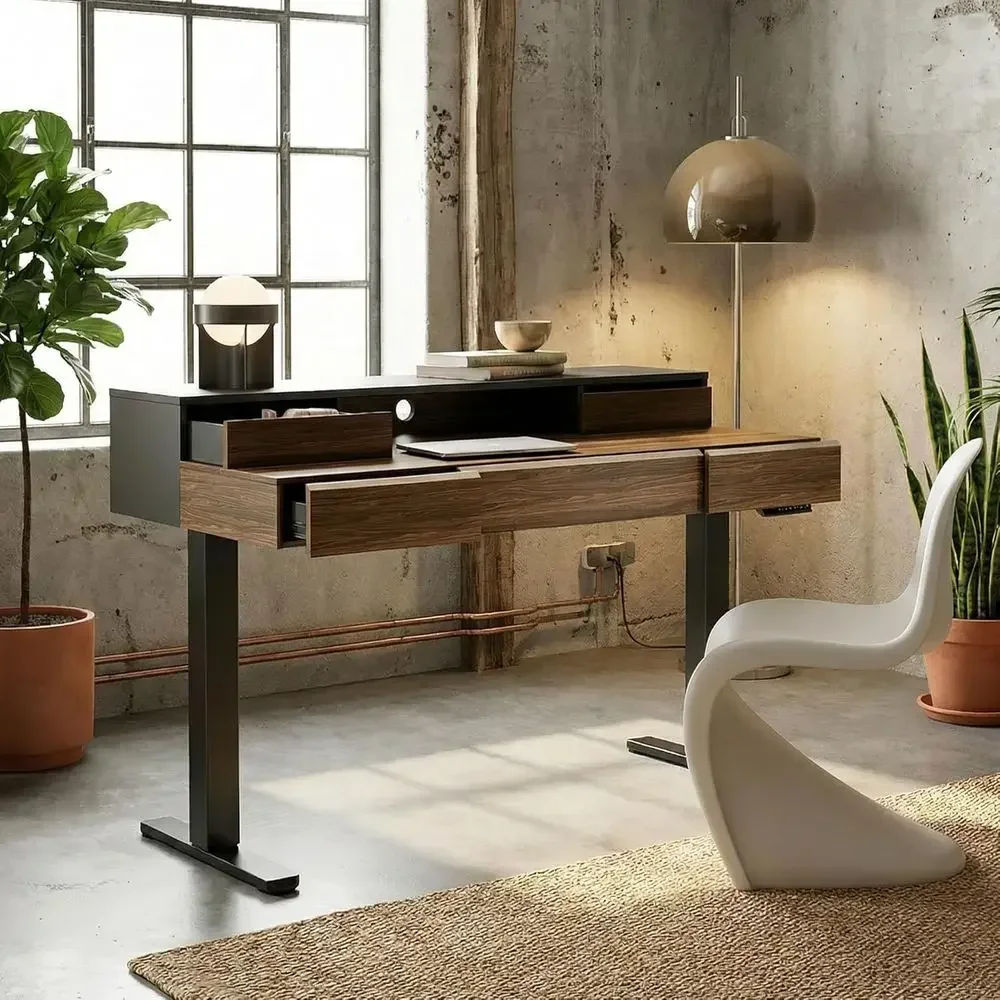 Mesa Elétrica de Madeira Maciç - Monitor Riser Wood avaliação e preço