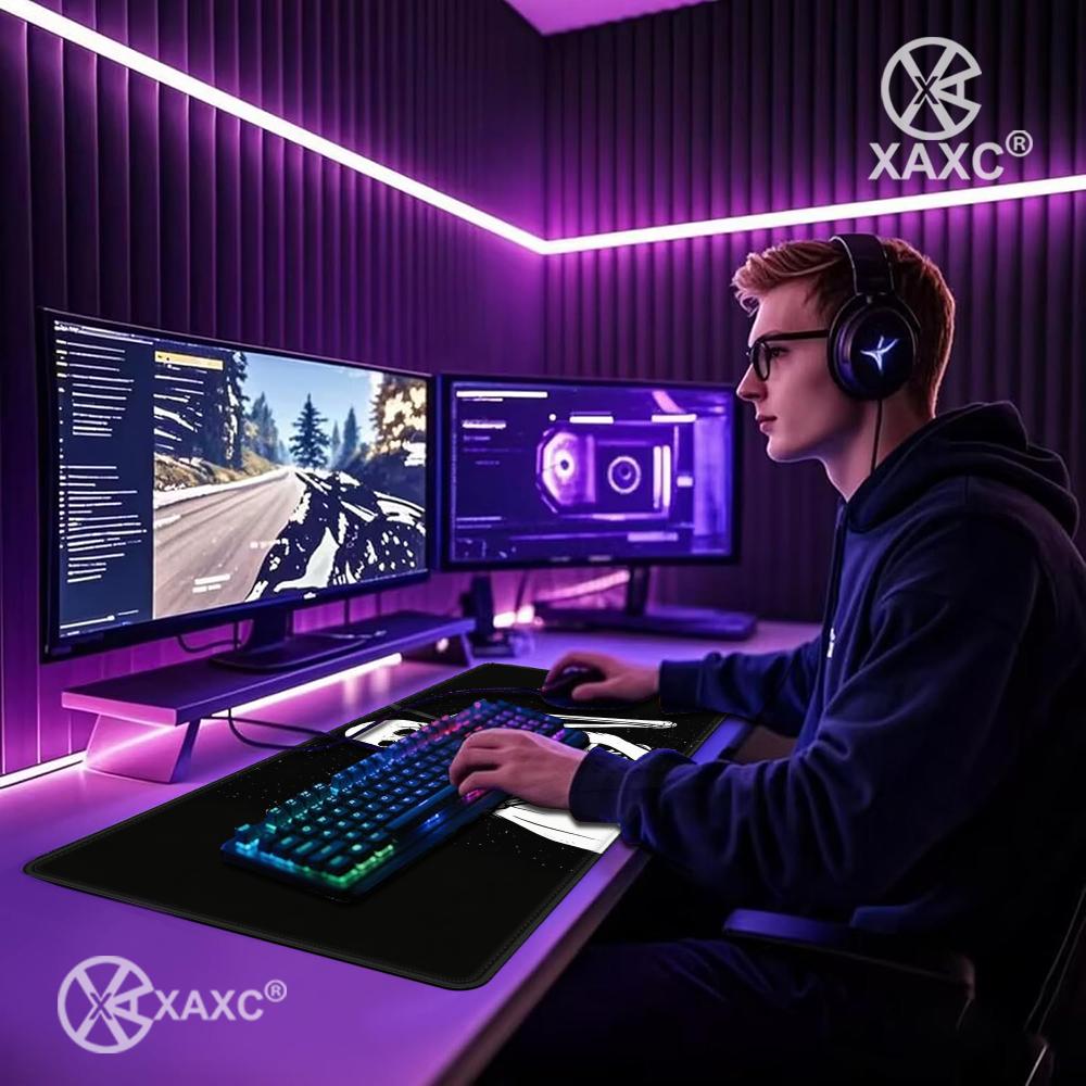 Mouse Pad Gamer HYBXXC Grande  - Desk Setup Dark avaliação e preço