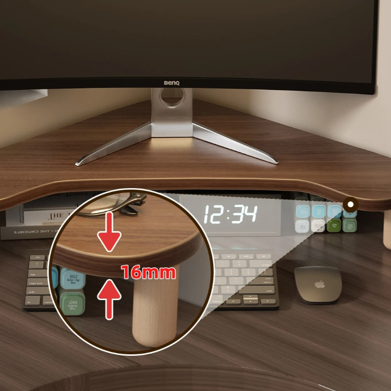 Suporte de Computador de Canto - Monitor Riser Wood avaliação e preço