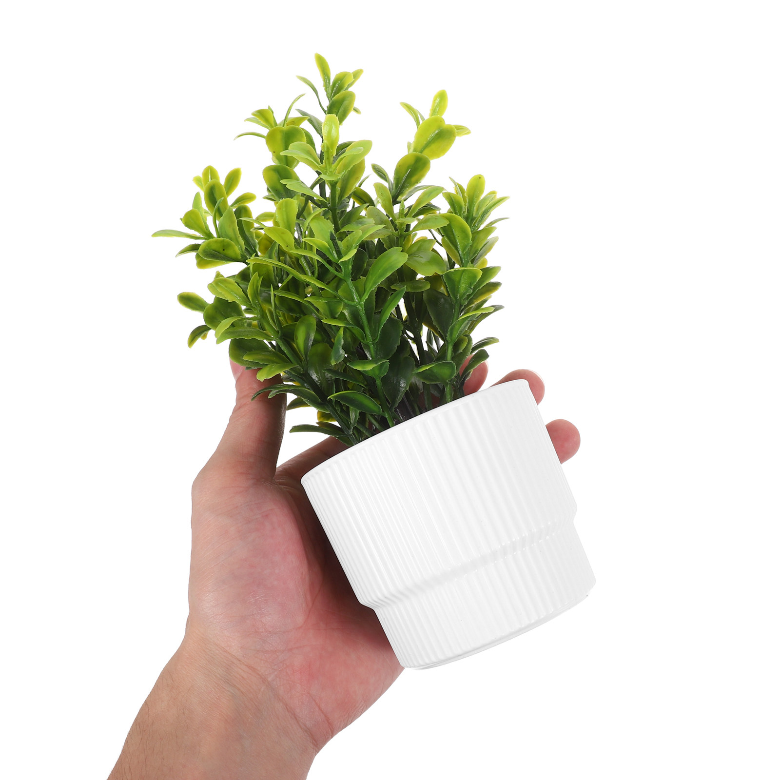3 Peças de Plantas Artificiais - Plant Pot Small Desk avaliação e preço