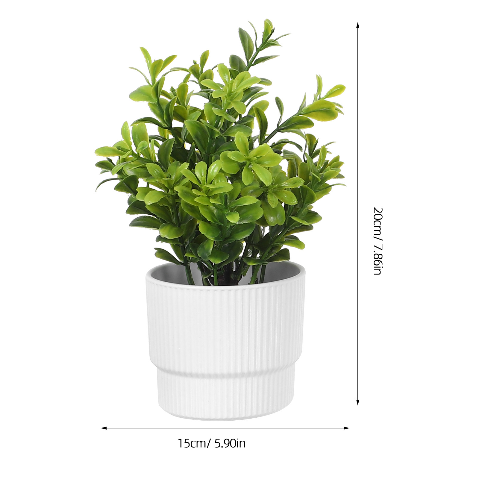 3 Peças de Plantas Artificiais - Plant Pot Small Desk avaliação e preço