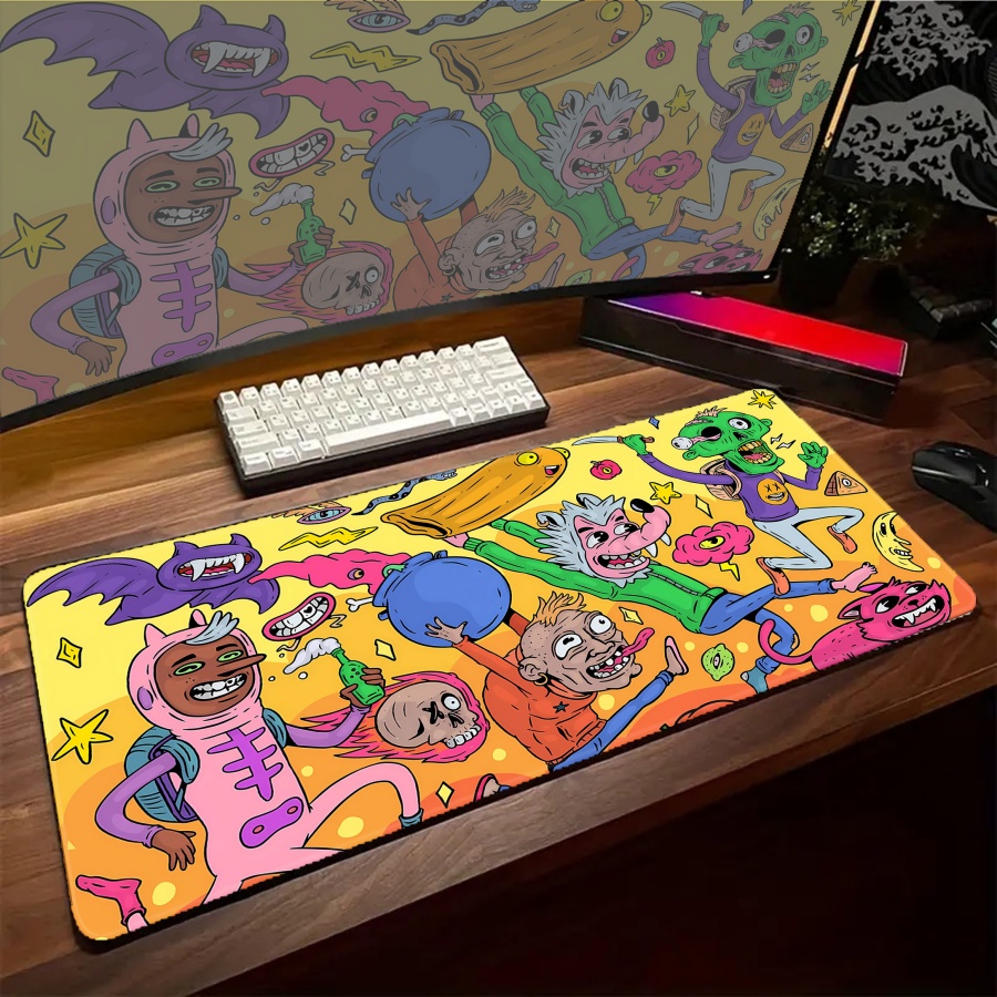Mousepad com estampa de animai - Desk Setup With Plants avaliação e preço