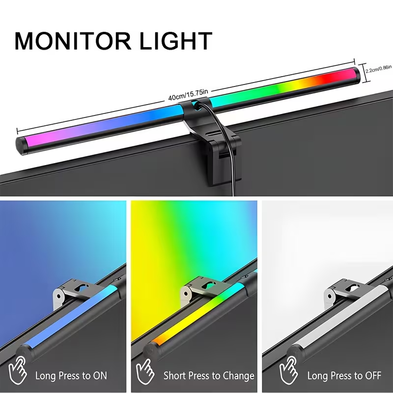 Barra de Luz RGB para Monitor, - Desk Setup Rgb avaliação e preço