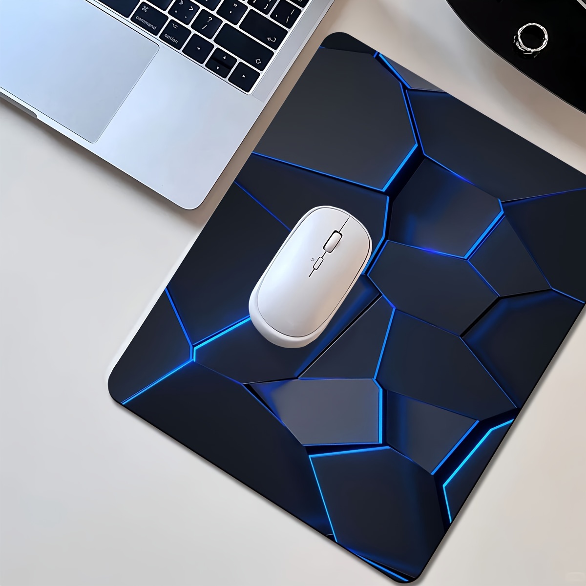 Linha geometria rgb mouse pad  - Desk Setup Rgb avaliação e preço
