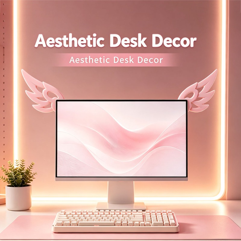 Decoração Kawaii 3D com Asas p - Desk Setup Gifts avaliação e preço
