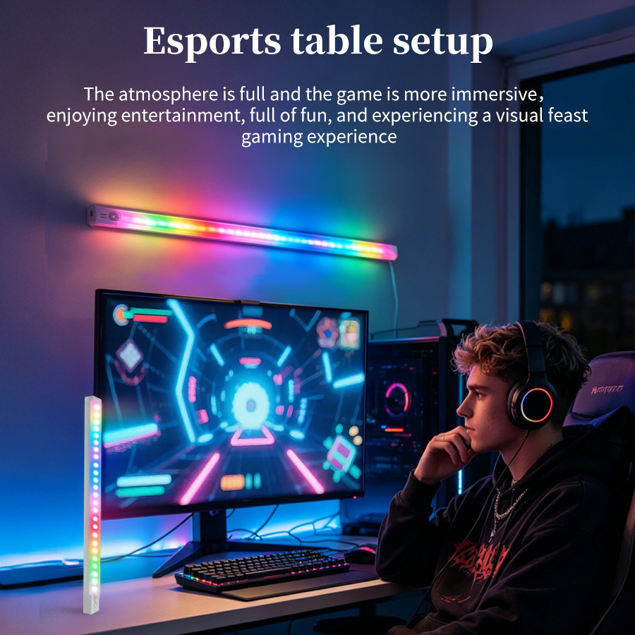 Luz de mesa recarregável com s - Desk Setup Rgb avaliação e preço