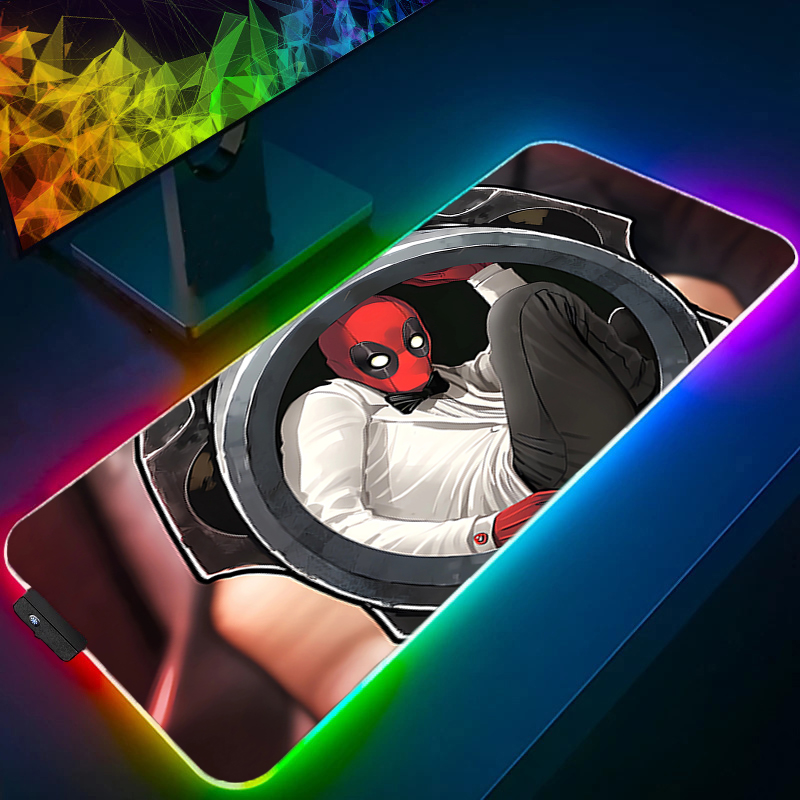 Led mouse pad jogos backlight  - Desk Setup Rgb avaliação e preço