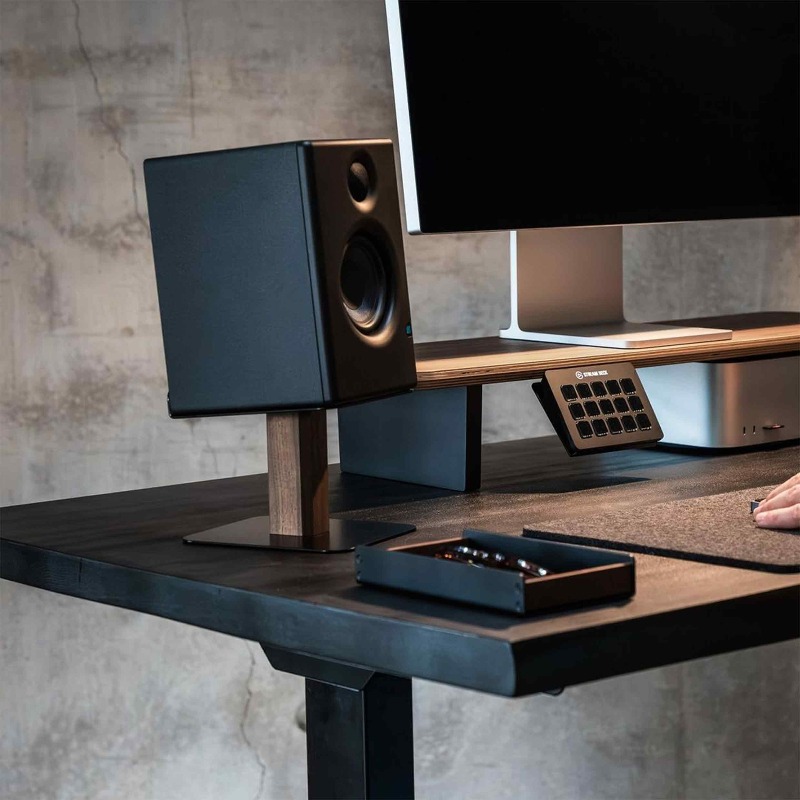 Suporte de alto-falante de nog - Monitor Riser Wood avaliação e preço
