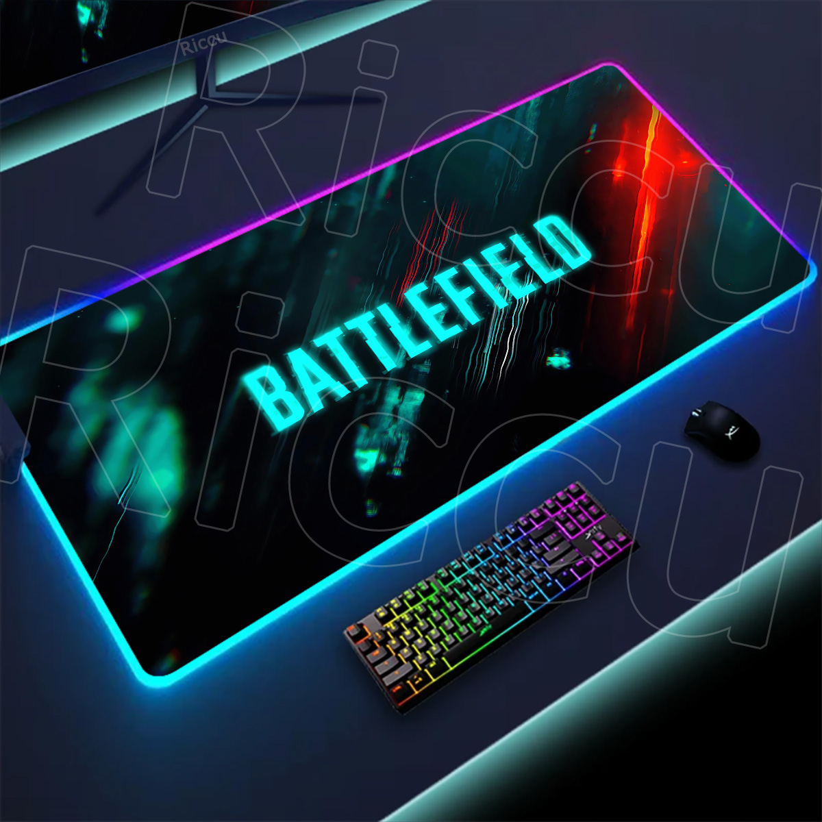 Novo gamer rgb tapete de mesa  - Desk Setup Rgb avaliação e preço