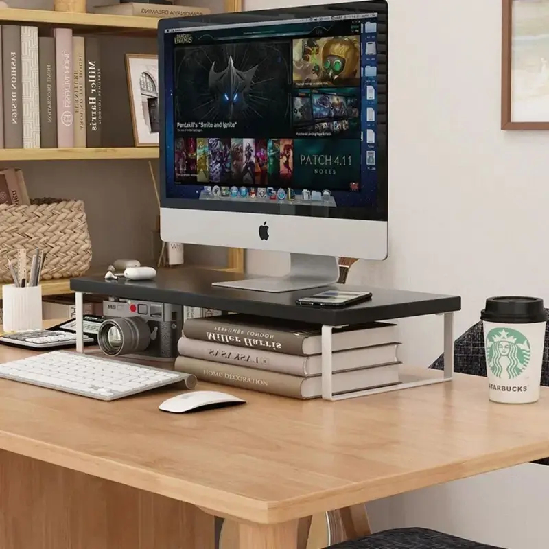 Suporte Criativo para Monitor  - Monitor Riser Wood avaliação e preço