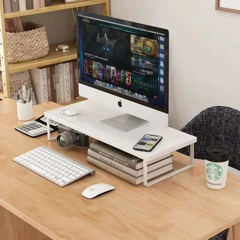 Suporte Criativo para Monitor  - Monitor Riser Wood avaliação e preço