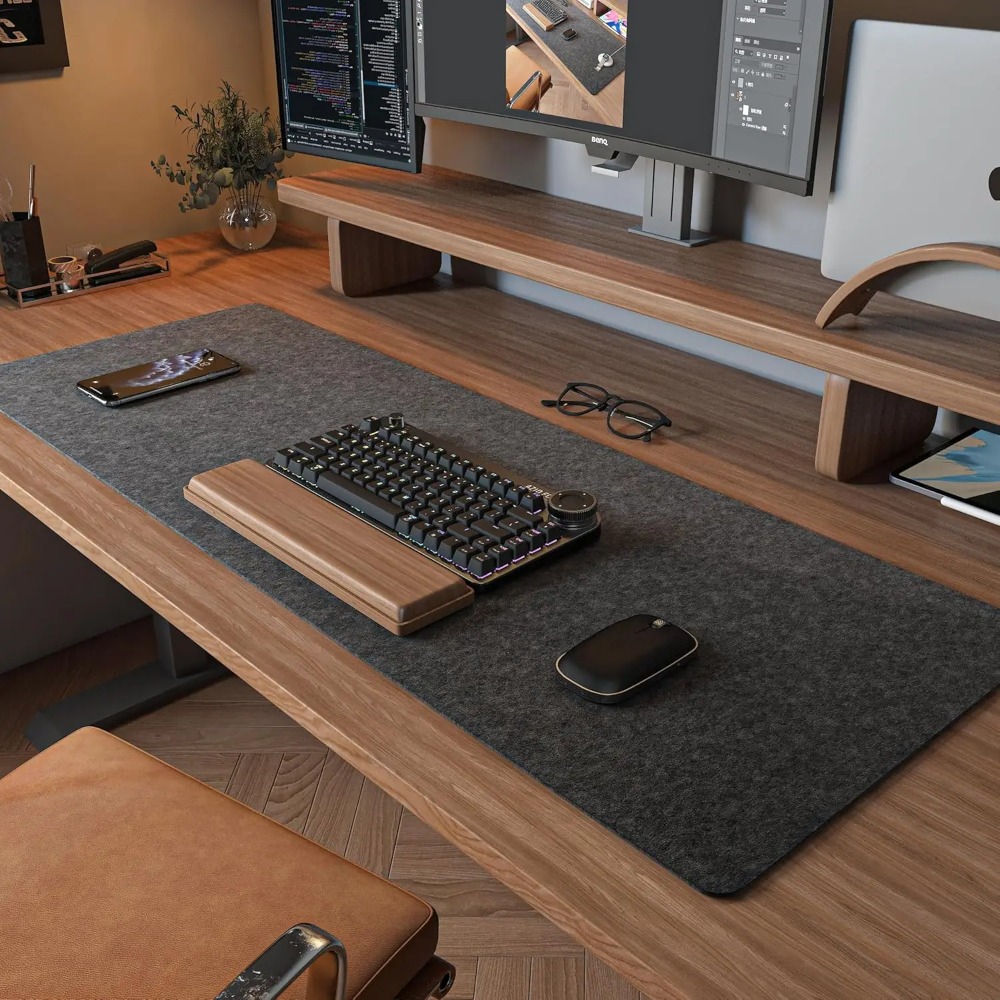 Tapete de mesa de feltro tapet - Desk Setup Dark avaliação e preço