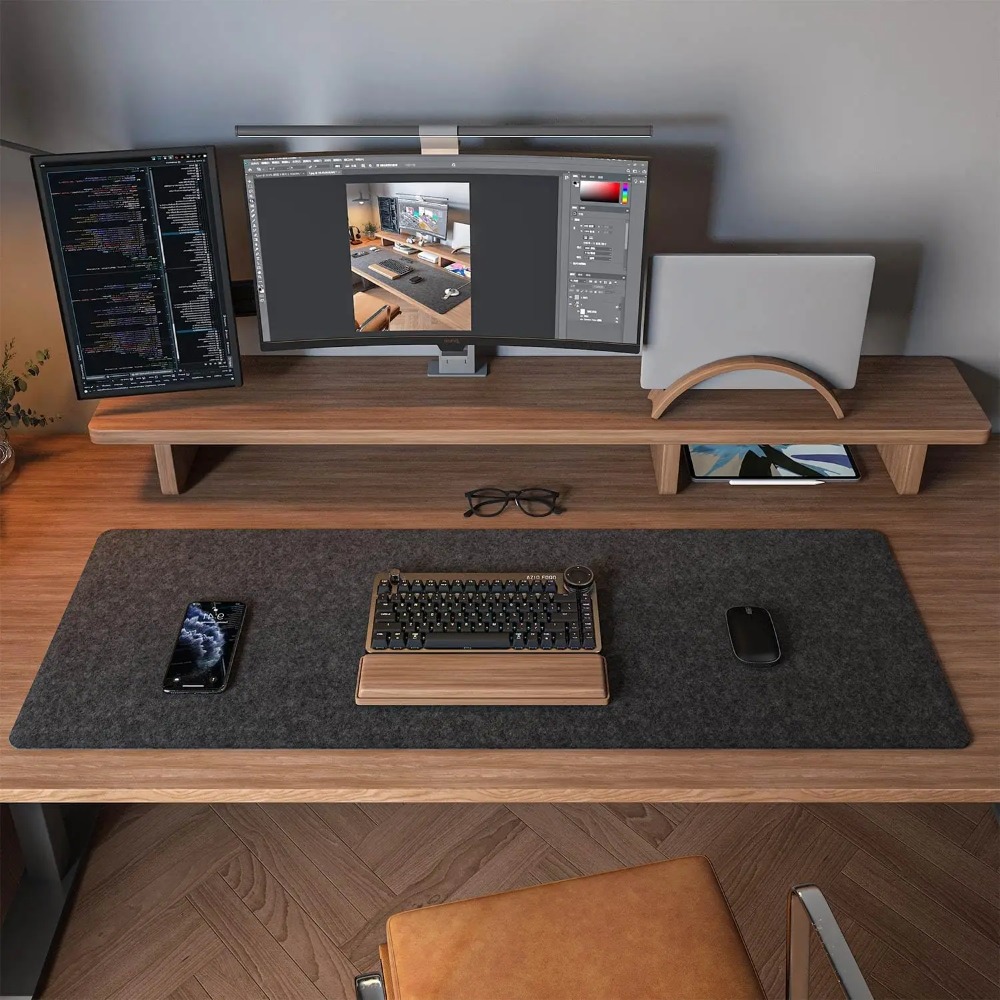 Tapete de mesa de feltro tapet - Desk Setup Dark avaliação e preço