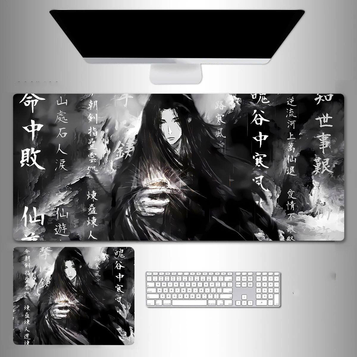 Mouse Pad Grande de Anime Chin - Desk Setup Dark avaliação e preço