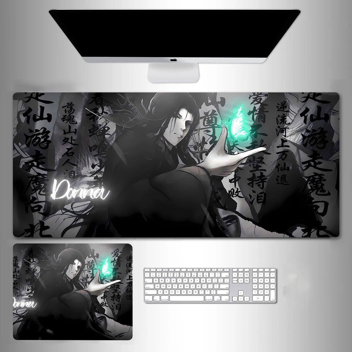 Mouse Pad Grande de Anime Chin - Desk Setup Dark avaliação e preço