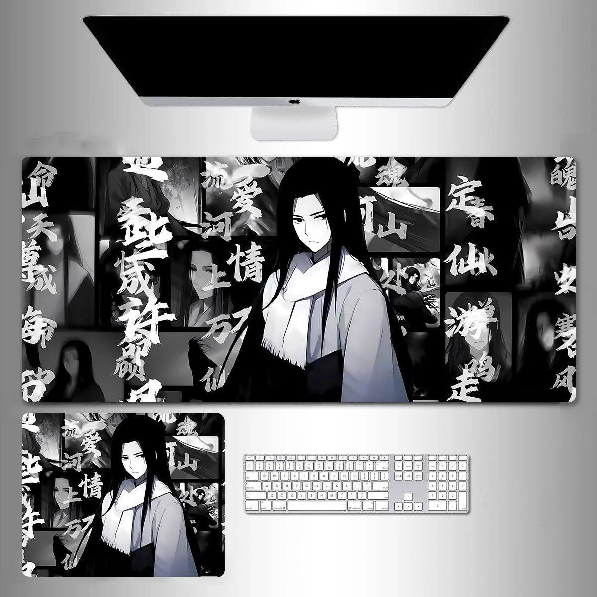 Mouse Pad Grande de Anime Chin - Desk Setup Dark avaliação e preço