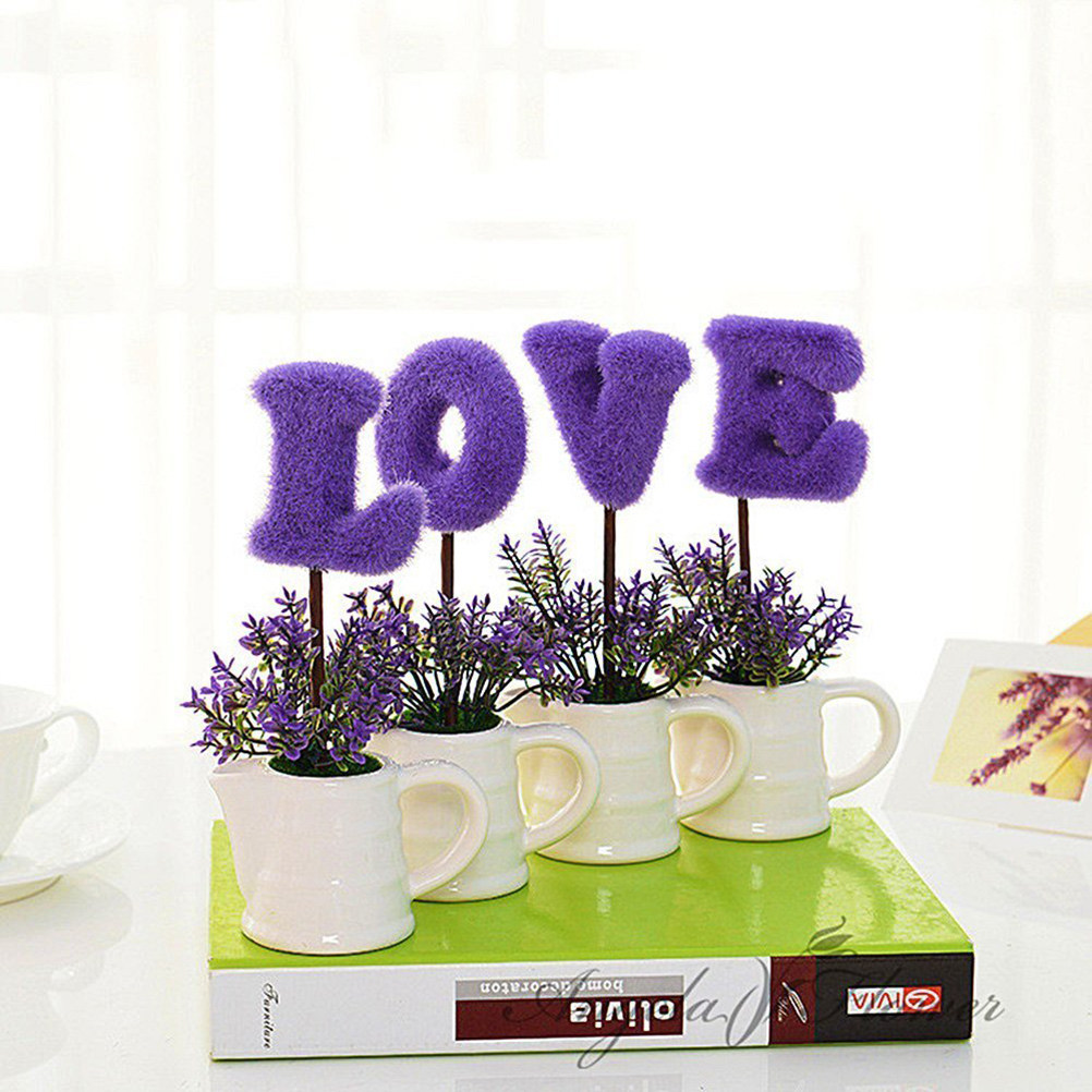 Conjunto de Plantas Artificiai - Plant Pot Small Desk avaliação e preço