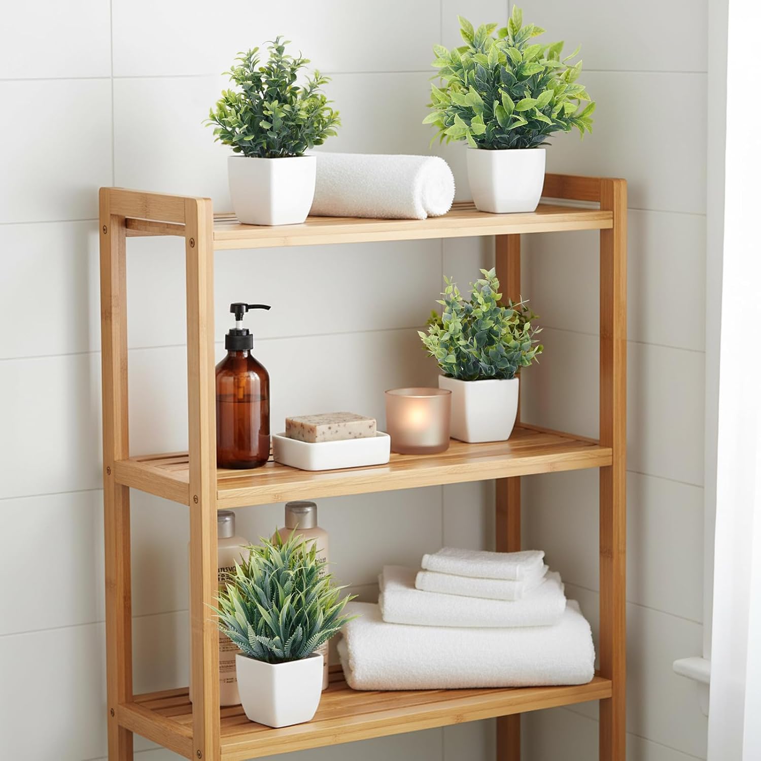 Plantas Artificiais, 4 Pacotes - Plant Pot Small Desk avaliação e preço