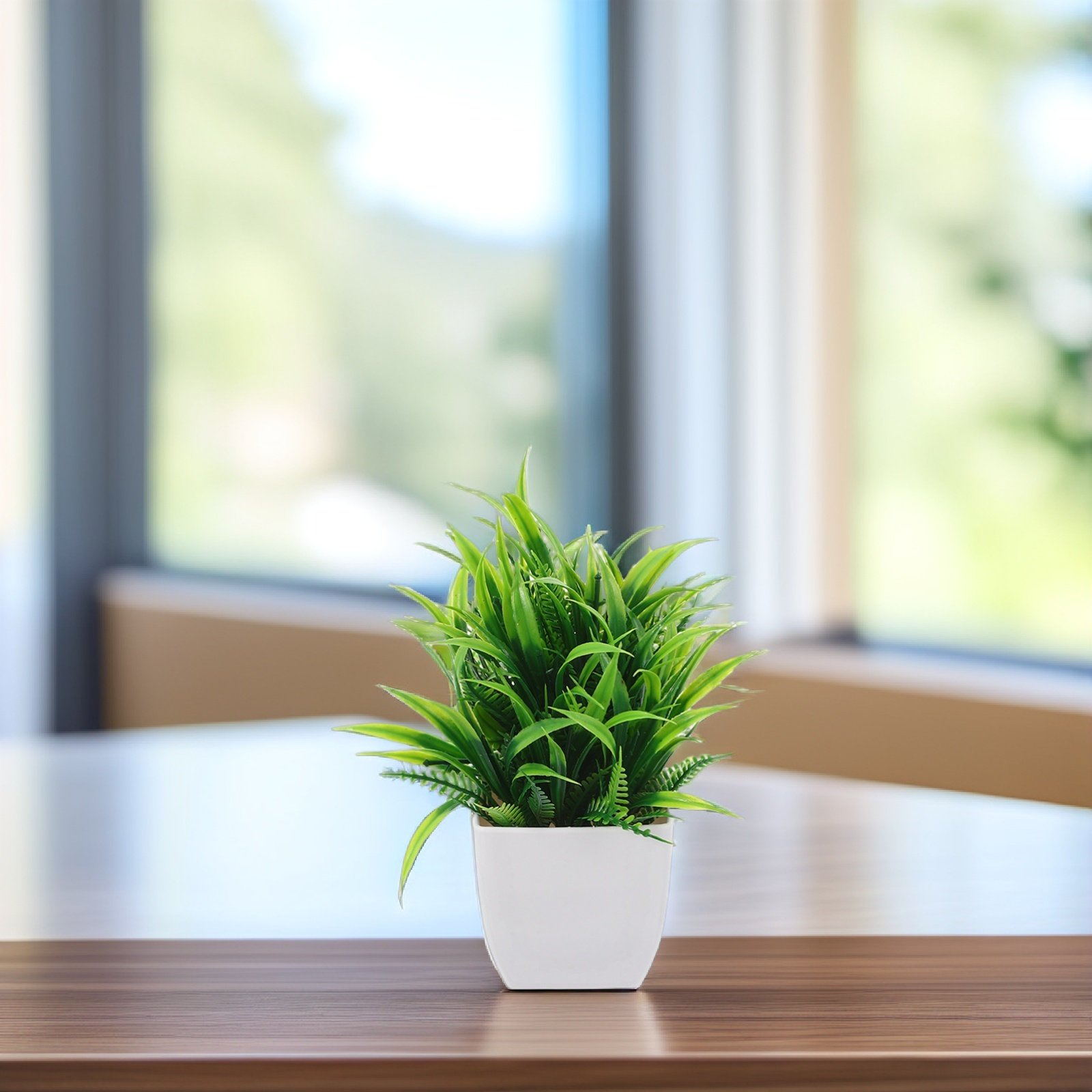 3 Peças de Plantas Artificiais - Plant Pot Small Desk avaliação e preço