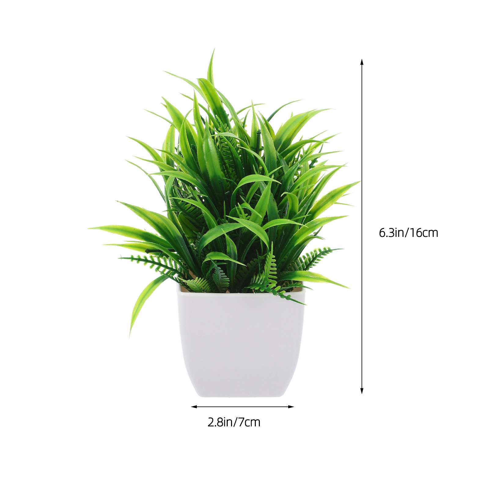3 Peças de Plantas Artificiais - Plant Pot Small Desk avaliação e preço