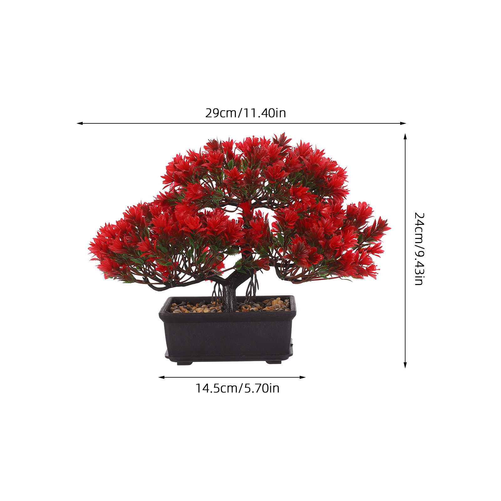 Vaso de Bonsai Artificial Pequ - Plant Pot Small Desk avaliação e preço