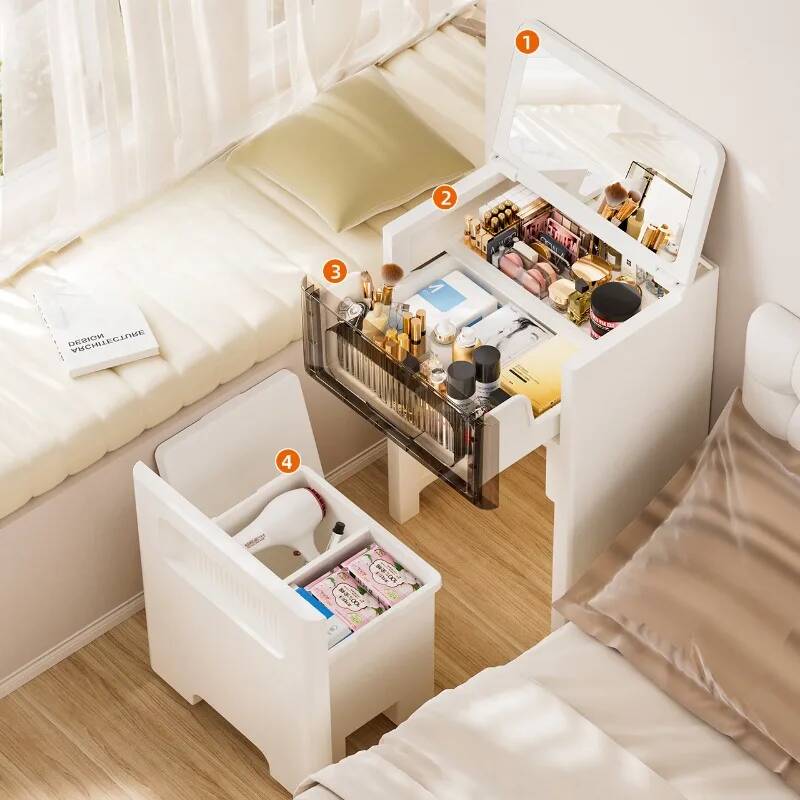 Em 3 1 vaidade cômoda mesa com - Desk Setup In Small Bedroom avaliação e preço
