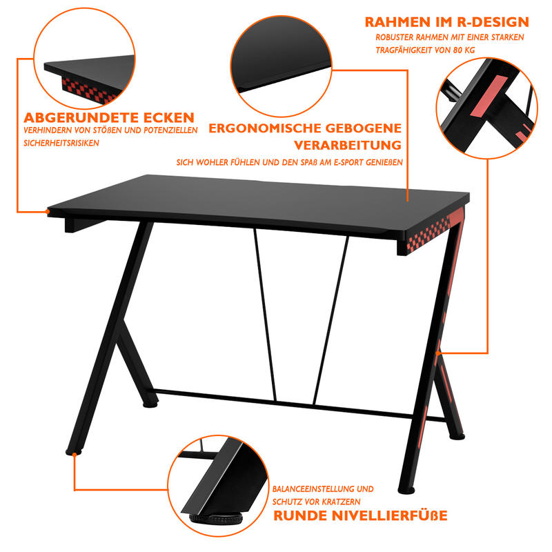 Mesa de computador ergonômica  - Desk Setup L Shaped avaliação e preço