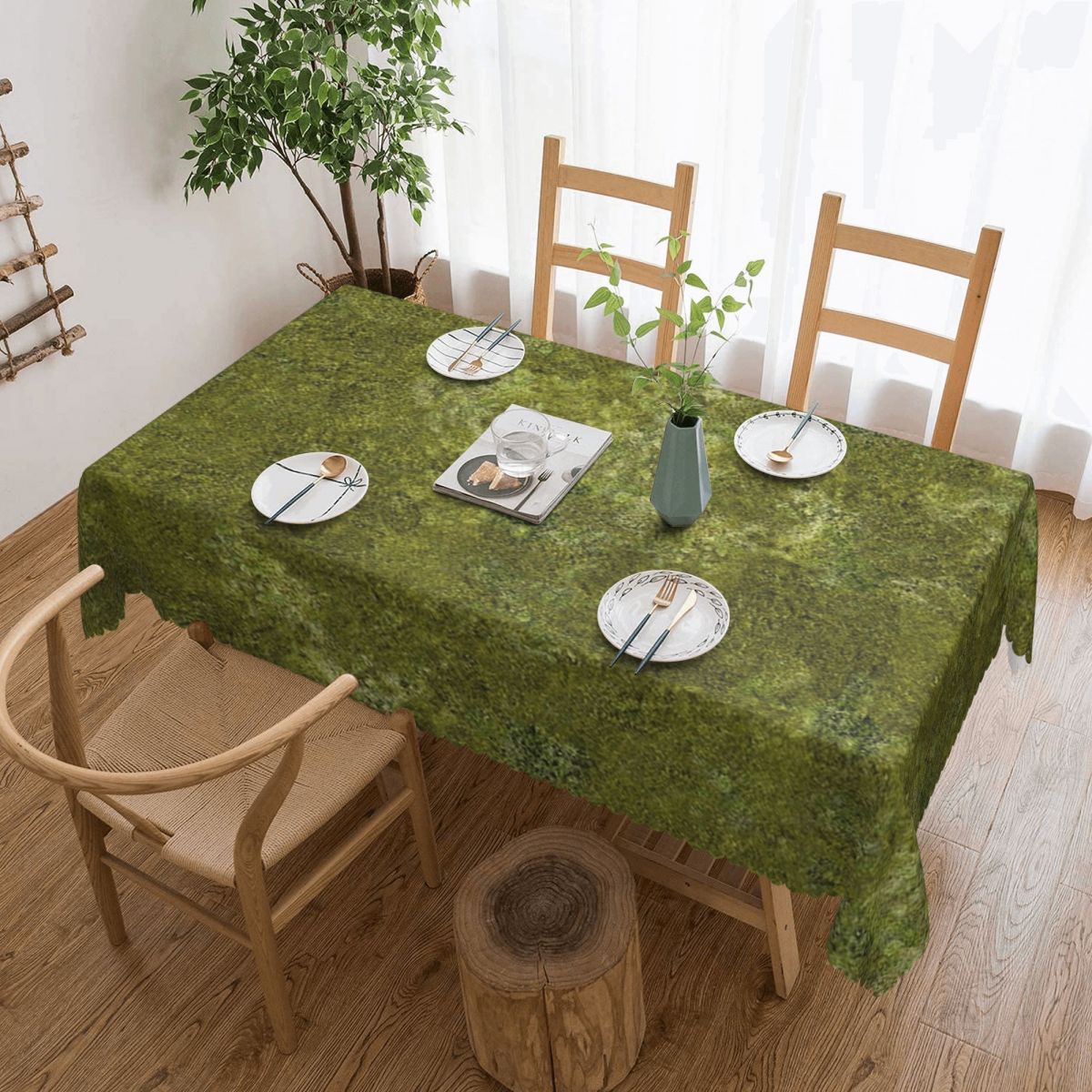Toalha de Mesa Retangular Pers - Desk Setup Wallpaper avaliação e preço