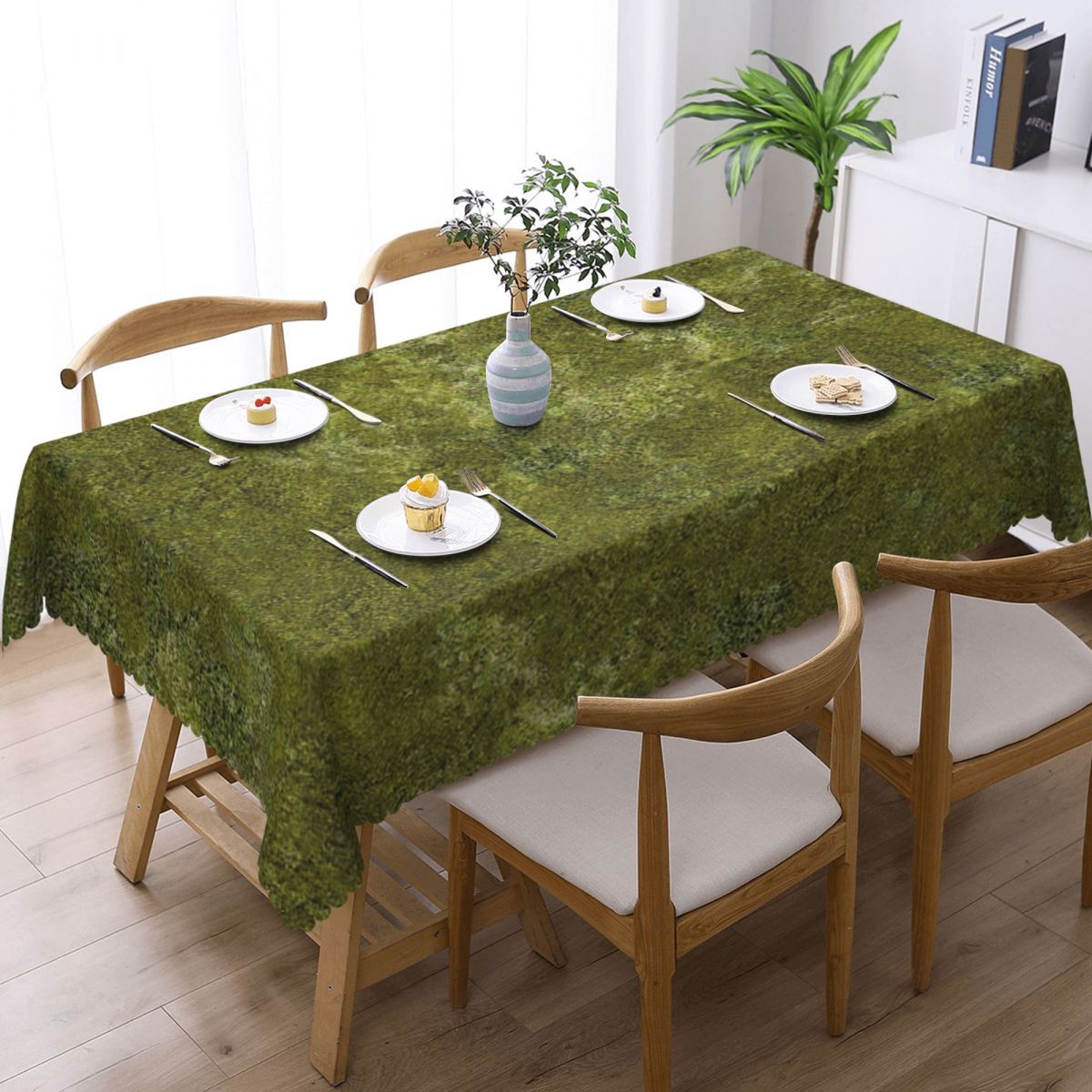 Toalha de Mesa Retangular Pers - Desk Setup Wallpaper avaliação e preço