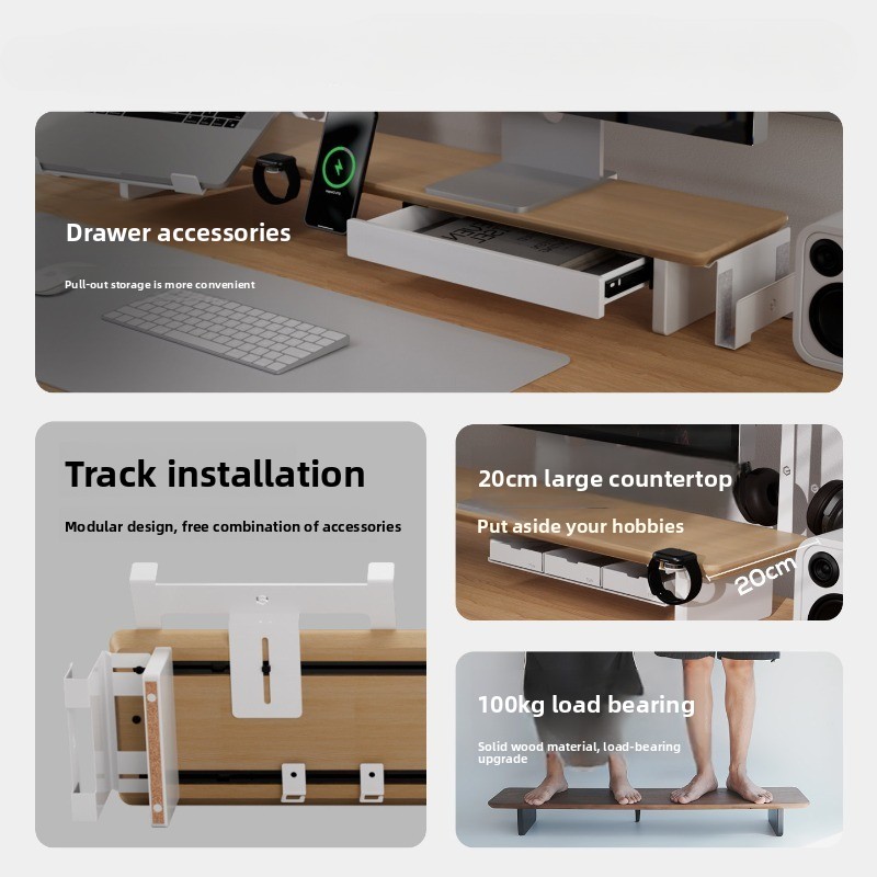 Suporte para Monitor de Madeir - Monitor Riser Wood avaliação e preço