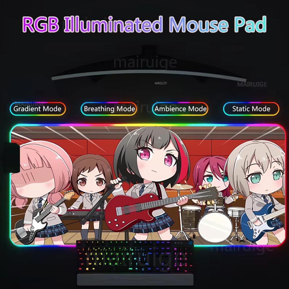 Mouse Pad RGB Bang Dream It's  - Desk Setup Rgb avaliação e preço