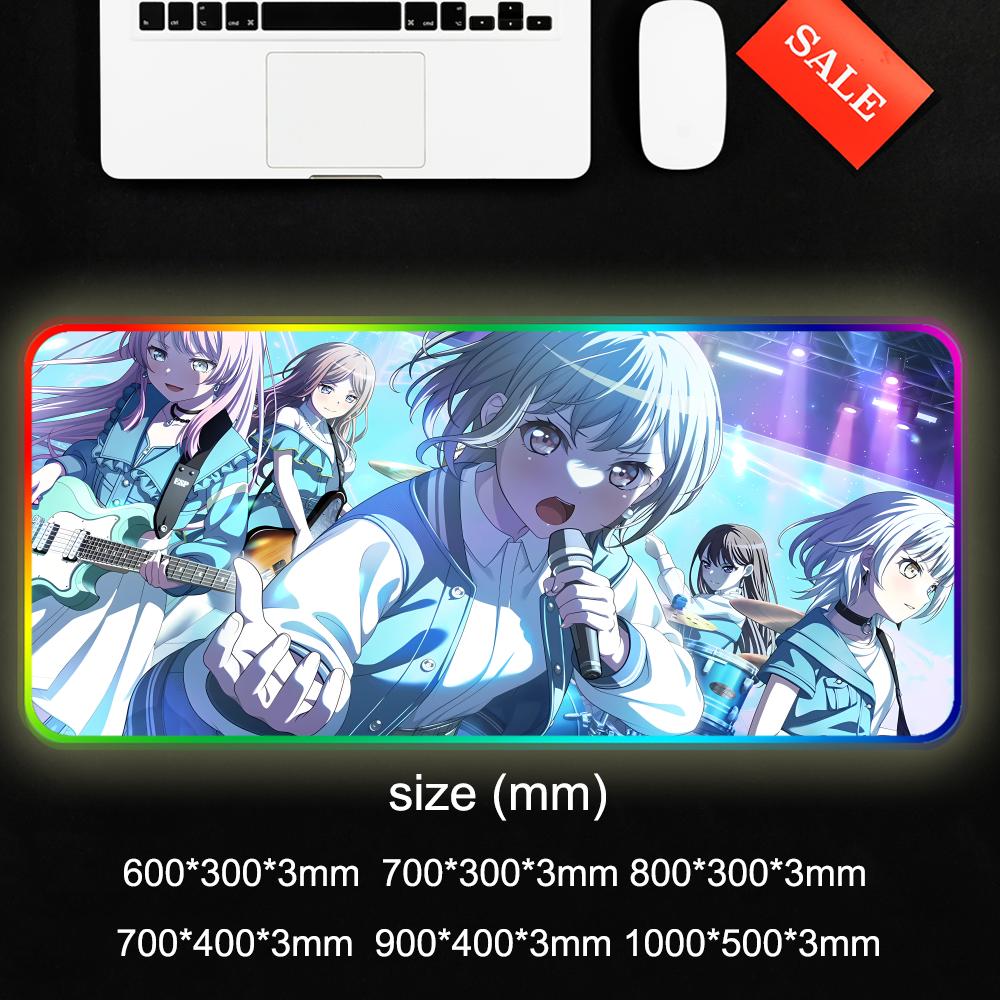 Mouse Pad RGB Bang Dream It's  - Desk Setup Rgb avaliação e preço