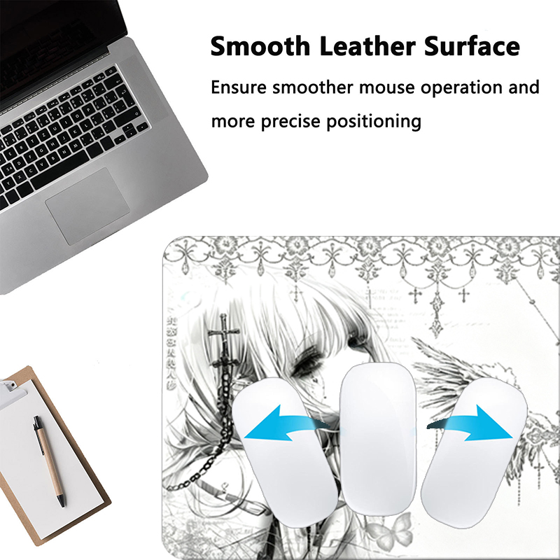 Mousepad de Couro Preto e Bran - Desk Setup Carpet avaliação e preço