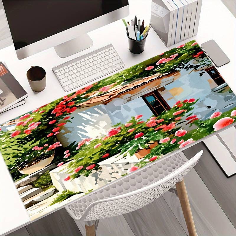 Tapete de mesa criativo em fer - Desk Setup With Plants avaliação e preço