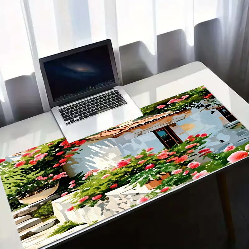 Tapete de mesa criativo em fer - Desk Setup With Plants avaliação e preço