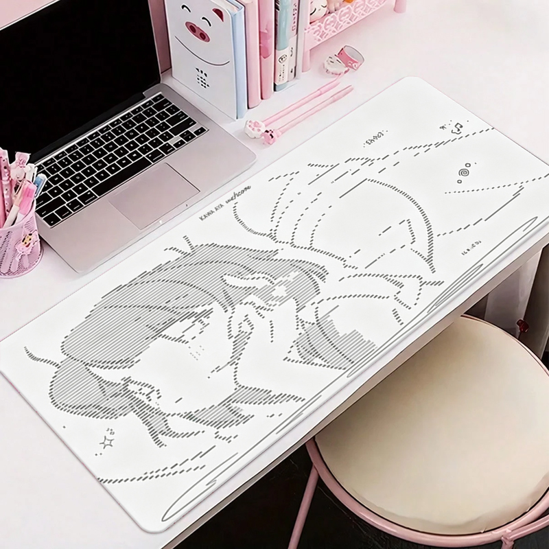 1Pç Mouse Pad de Couro Anime A - Desk Setup Carpet avaliação e preço
