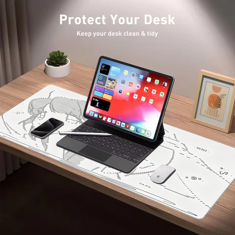 1Pç Mouse Pad de Couro Anime A - Desk Setup Carpet avaliação e preço