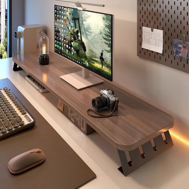 Monitor de altura aumentar sup - Monitor Riser Wood avaliação e preço